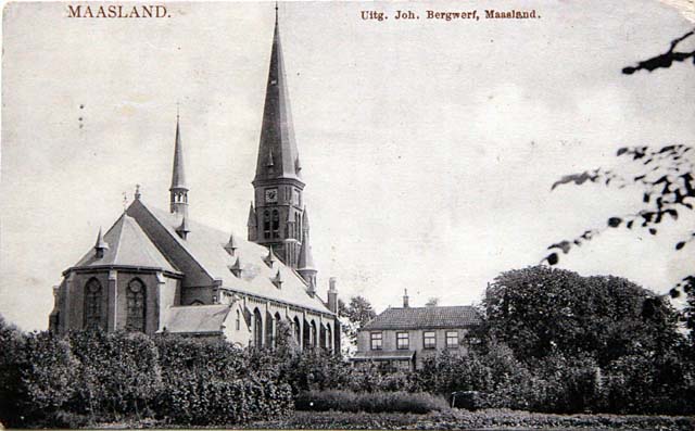 Maria Magdalenakerk Maasland ca. 1900
