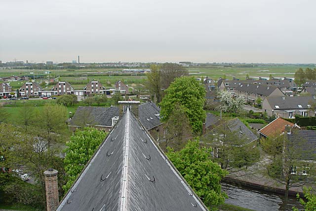 Kerkpolder, sportvelden en wijk Keenenburg 2004