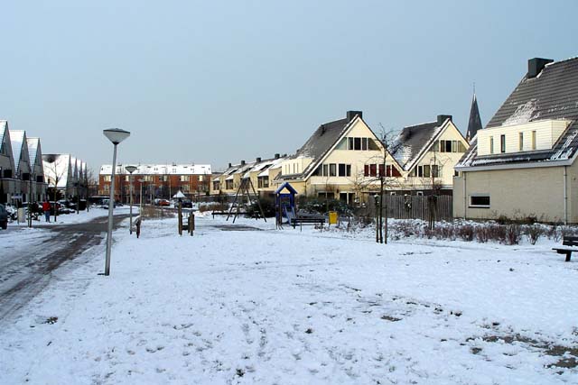 Woonwijk de 'Oude Veiling' Den Hoorn winter 2005