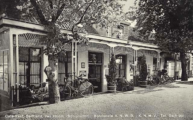 Café Delfland Den Hoorn ca. 1920